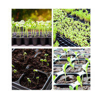Plateaux de semis agricoles en PET/PS pour serres, 21, 32, 50, 72, 105, 128, 200 alvéoles, pour la culture de plantes et la germination des graines