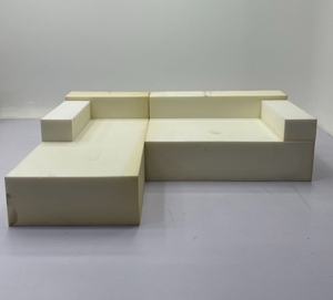 Canapé-lit sectionnel carré pliable, assise profonde, canapé lounge moderne avec coussins assortis pour salon et espace de détente intérieur - Product Image 5