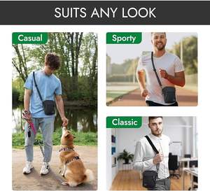 <span class=keywords><strong>Borsa</strong></span> a <span class=keywords><strong>tracolla</strong></span> <span class=keywords><strong>piccola</strong></span> da uomo di design nero con <span class=keywords><strong>tracolla</strong></span> a <span class=keywords><strong>tracolla</strong></span> con <span class=keywords><strong>tracolla</strong></span> - Product Image 6