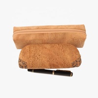 INFOCORK usine directe végétalien écologique Vintage Portugal sac en liège lunettes de soleil/maquillage/étui à crayons, porte-monnaie à fermeture éclair