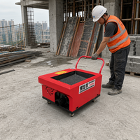 Petite pompe à vis mobile portable pour béton, pompe de distribution de ciment et de mortier pour projets d'ingénierie