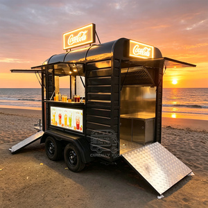 Customizable <b>Mobile</b> <b>Trailer</b> With Efficient Layout For Quick Service <b>Restaurants</b> Horse Box Food Truck - Product Image 6