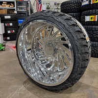 Jantes forgées ForgeX 22*14 24x14 26x14 26x16 pour camions, 8x170 8x180, à profil profond, polies, pour F250 F350 RAM 2500 Silverado 2500HD