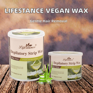 Cire douce dépilatoire Lifestance au sucre et à l'aloe vera naturel, sans douleur, pour le visage, le maillot et le corps – Cire chaude - Product Image 1