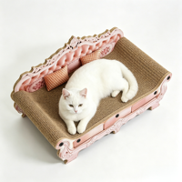 Canapé anti-dérapant et anti-griffures pour chat, résistant à l'usure, sans perte de fibres, griffoir pour chat, en carton ondulé, chaise longue pour chat, lit pour chat
