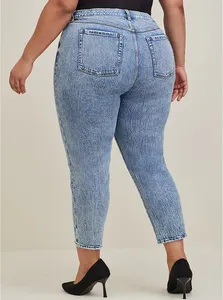 Calça jeans skinny elástica feminina, plus size, sexy, para mulheres, jeans, atacado, elástico, denim