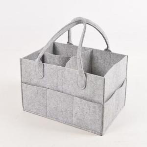 Sac <span class=keywords><strong>à</strong></span> langer en <span class=keywords><strong>feutre</strong></span> très vendu, grande capacité, sac <span class=keywords><strong>à</strong></span> langer pour bébé avec séparateurs amovibles, plusieurs poches de rangement, sac <span class=keywords><strong>à</strong></span> main pour couches - Product Image 5