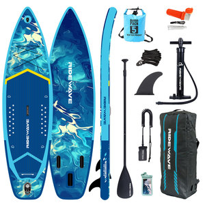 RIDEWAVE Vente en gros de planches à pagaie gonflables de 10,6, 11 et 11,6 pieds avec accessoires SUP de qualité supérieure pour les jeunes et les adultes - Product Image 1