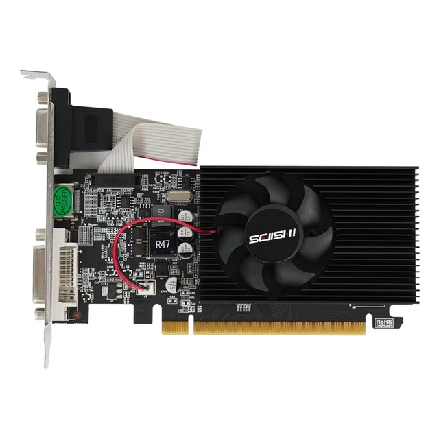 Wholesale OEM GT730 2/4GB DDR3 VGA Graphics Card Low Profile GPU with Fan Cooler for Desktop