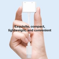 4K Video Audio USB-C auf USB 2.0 Adapter für iPhone 17/16/15 mit USB 3.1 Schnittstelle und PD100W Ausgang – Auf Lager