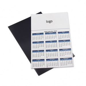Custom Printed 2026 Calendar Business Promotion Magnetic Card for Realtors Paper <b>Fridge</b> Magnet - Product Image 4