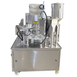 Máquina de envasado de líquidos granulares, máquina de llenado y sellado de tazas de té de leche perla, máquina de sellado de llenado de tazas de té de leche y bebidas