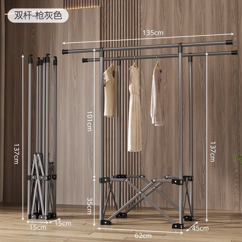 Retractable luxury silver (double bar)