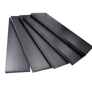 OEM High Strength 100% 3K Carbon Fiber Plain Weave Glossy Matte Carbon Sheet