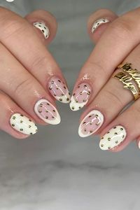 <span class=keywords><strong>Uñas</strong></span> Postizas Francesas con Micro Puntos, Línea de Sonrisa Blanca Clásica con Mini Puntos, Toque Fresco en el Clásico Francés - Product Image 2