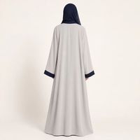 Ensemble Abaya quatre pièces pour femmes, vêtements modestes islamiques avec capuche