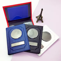 Dompet SIM Kulit PU Custom Yin Hui dengan Kancing, Tahan Air, Kapasitas Multi-Kartu, Dapat Menampung SIM Internasional