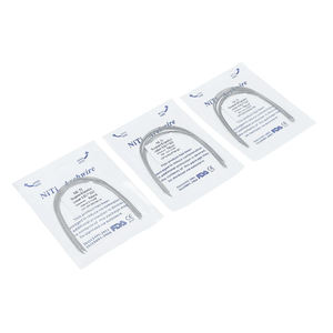 ขายส่งทันตกรรมจัดฟันธรรมชาติรูปแบบกลมสี่เหลี่ยมผืนผ้า NiTi นิกเกิลไทเทเนียมลวดโค้ง - Product Image 2