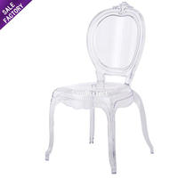 Chaise en acrylique transparente Sinoperfect, styles multiples, Chiavari, cristal, événementiel, Napoléon, Tiffanie