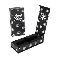 Boîte cadeau magnétique personnalisée en carton, emballage de luxe pour cartouche épaisse de 1 ml, boîte cadeau rigide haut de gamme