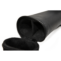 R-GB-2K Étui de queue de billard 1/2 fait main, sac de rangement en cuir PU imperméable pour queue de billard, étui rigide antichoc à 2 trous en promotion