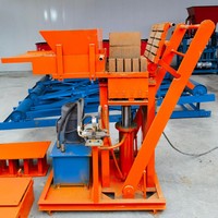 Machine de fabrication de blocs d'argile hydraulique à vendre, produit des briques de boue, machine à fabriquer des briques d'argile rouge