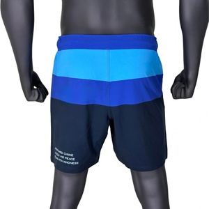 Professional <b>Grappling</b> Men's Wrestling <b>Shorts</b> Quick Dry Breathable Reinforced Seam Side Slit Cut Hem for BJJ MMA Training - Product Image 4
