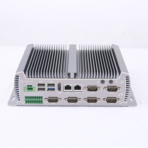 EVUC Fanless MiniインダストリアルPC Intel QuadCore J1900 DDR3 4GB RAM SSD 128gb Win7/10ストック組み込みボックスコンピュータ - Product Image 4