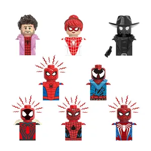 G0126 1962, паук, Петер, Паркер, алый Нуар, впечатляющая, бессонница, бессонница, неограниченный, супергерой, строительные блоки, Детские Подарочные игрушки