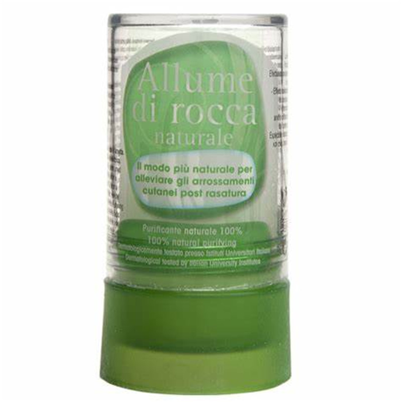 Desodorante corporal natural do alum