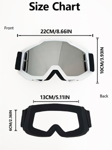 Gafas MX para Carreras 2026, Nuevas y Populares, Gafas Deportivas Personalizadas de TPU, Resistentes al Viento y al Polvo, Ajustables para Exteriores - Product Image 5