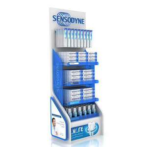 Tùy Chỉnh Hiển Thị Kem Đánh Răng Giá Đứng Kim Loại Acrylic Kệ Chủ Cho Siêu Thị Cửa Hàng Bán Lẻ Cửa Hàng Dược Phòng Tắm Sản Phẩm - Product Image 1