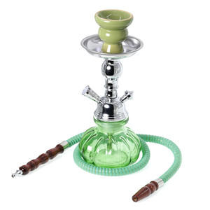 Nueva Cachimba JC JC-512 de Alta Calidad, Tamaño Pequeño, Tubo Único, Estilo Egipcio Clásico, Vidrio para Fumar, Acero Inoxidable, Color Morado - Product Image 5