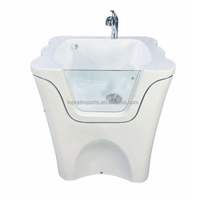 <span class=keywords><strong>Baignoire</strong></span> de toilettage pour chien surélevée Toprate Random en acrylique, <span class=keywords><strong>baignoire</strong></span> spa pour animaux de compagnie, hauteur réglable, désinfection à l'ozone, laveuse intégrée - Product Image 6