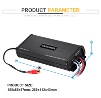 Haute performance étanche ip67 performance super efficace petite taille classe d puissance amplificateur stéréo marin
