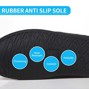Couvre-chaussures imperméables réutilisables-Couvre-bottes antidérapants pour la pluie, la neige et la boue | Design unisexe (OEM/ODM) - Product Image 4