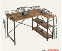 Escritorio para Juegos, Mesa de Juego de Acero con Panel Perforado, Estante de Almacenamiento de Metal, Estante de Exhibición para Sala de Estar o Dormitorio, Estantería Resistente, Color Negro