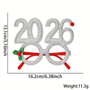 Wholesale Plastic New Year Christmas Party Headband with <b>Sequin</b> Hair Hoop and Glasses 2026 Portable Gift - Product Image 5