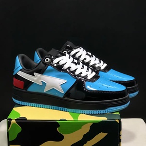 Breathable <b>Top</b> quality Synthetic Leather Sports Shoes-Original Popular Men's Bapees Style Casual Running Shoes Cotton Camouflage - Product Image 3
