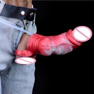 Préservatifs en silicone pour hommes Amazon, à effet de pulvérisation, pénétration facile, motif licorne réaliste, augmente la friction, jouets sexuels - Product Image 6