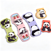 Marque-pages magnétiques double face personnalisés, marque-pages magnétiques en forme de panda de dessin animé pour la lecture de livres, décoration de la maison, cadeau