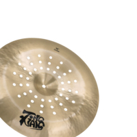 Hot Sale Handmade Professional Ozone B20 Bronze 16inch China Cymbal with Holes for Drums Drum Accessories