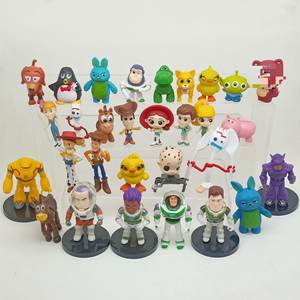 Juego de Juguetes de Anime en Oferta, Buzz Lightyear, <span class=keywords><strong>Tracy</strong></span>, Woody, Aliens, Jessie, Dragon, Forky, Juego de Juguetes de PVC de Handoffice - Product Image 6