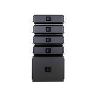 Système de sonorisation en ligne étanche en bois BA206 avec doubles haut-parleurs de 6, 8 et 10 pouces pour scène, mariages et événements en extérieur