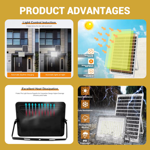 <span class=keywords><strong>Assurance</strong></span> qualité Dia-Cast Aluminium Étanche Ip65 100w 200w 300w 400w Projecteur Solaire Extérieur - Product Image 3