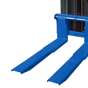 Toptan ayakta tam elektrikli çift çatal palet istifleme kamyonu mekanik 1.5ton 3m - Product Image 5