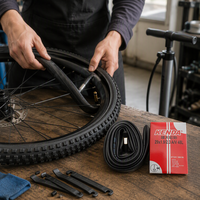 29er 29x1.9 2.3 Schrader Subaplı 48mm A/V 48L Bütil Kauçuk Yüksek Hava Sızdırmazlığı Off Road MTB Bisiklet Lastiği İç Lastik Bisiklet İç Lastiği