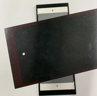 Plaque en verre microcristallin noir pour cuisinière à induction, plaque de cuisson en verre pour cuisinière électrique domestique, taille personnalisée OEM