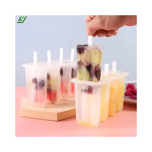 Homesun Popsicles Moules Ensembles 4 PCS Ice Pop Makers Moule à Crème Glacée Réutilisable