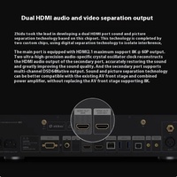 Lecteur Blu-ray UHD 8K ZIDOO UHD8000 avec Dolby Vision, HDR10+, son HiFi, prise en charge du disque dur pour la lecture multimédia